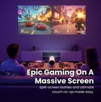 Portable Cinematic Home Theater Projector™