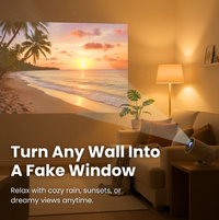 Portable Cinematic Home Theater Projector™